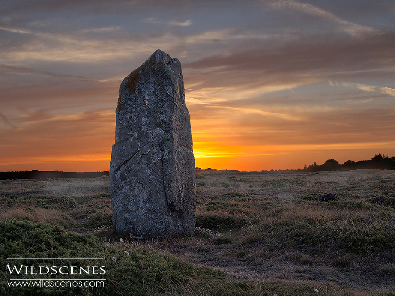 menhir on the Cote Sauvage, Quiberon